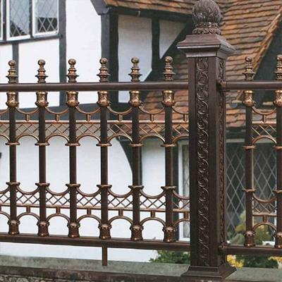 Villa property used metal iron fence LJ-7005 from factory