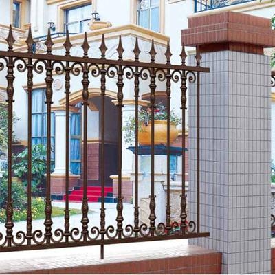 Villa wrought iron fence LJ-7002 with high hardness