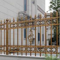Modern style wrought iron decorative security villa fence LJ-6801